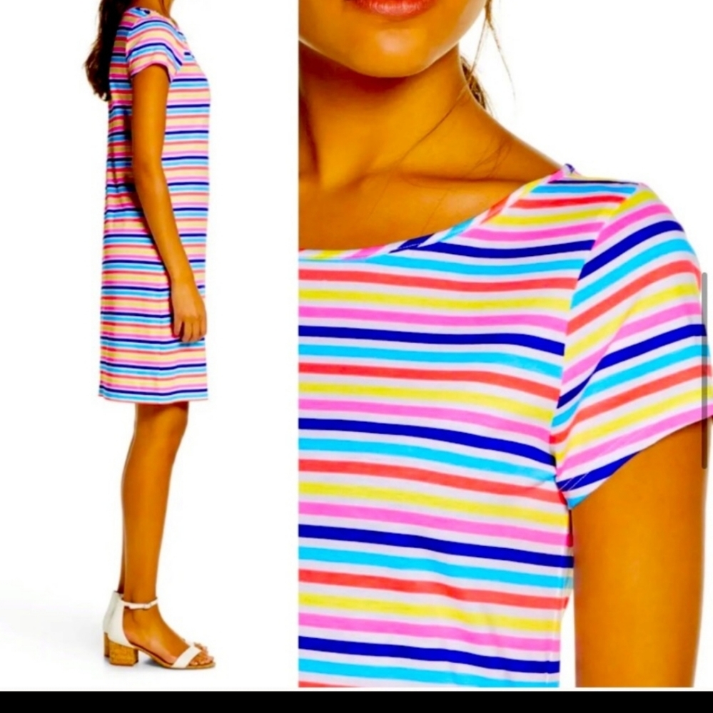 EUC Lilly Pulitzer striped Marlowe dress